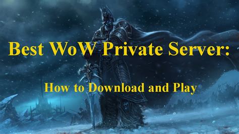 Play wow private server. Things To Know About Play wow private server. 